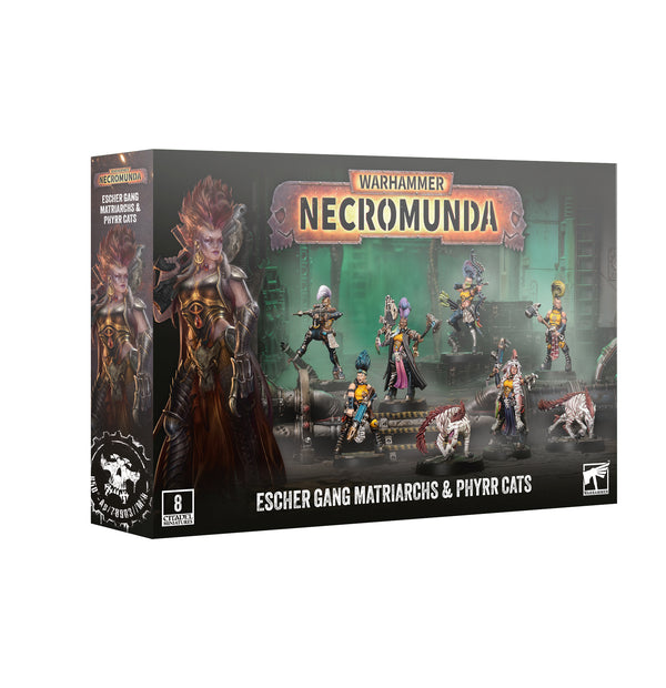 Games Workshop Necromunda House Escher Nec: Escher Gang Matriarchs and Phyrr Cats Plastic Box 301-75