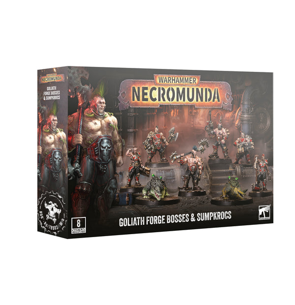 Games Workshop Necromunda House Goliath Necro Goliath Forge Bosses and Sumpkrocs Plastic Box 301-76