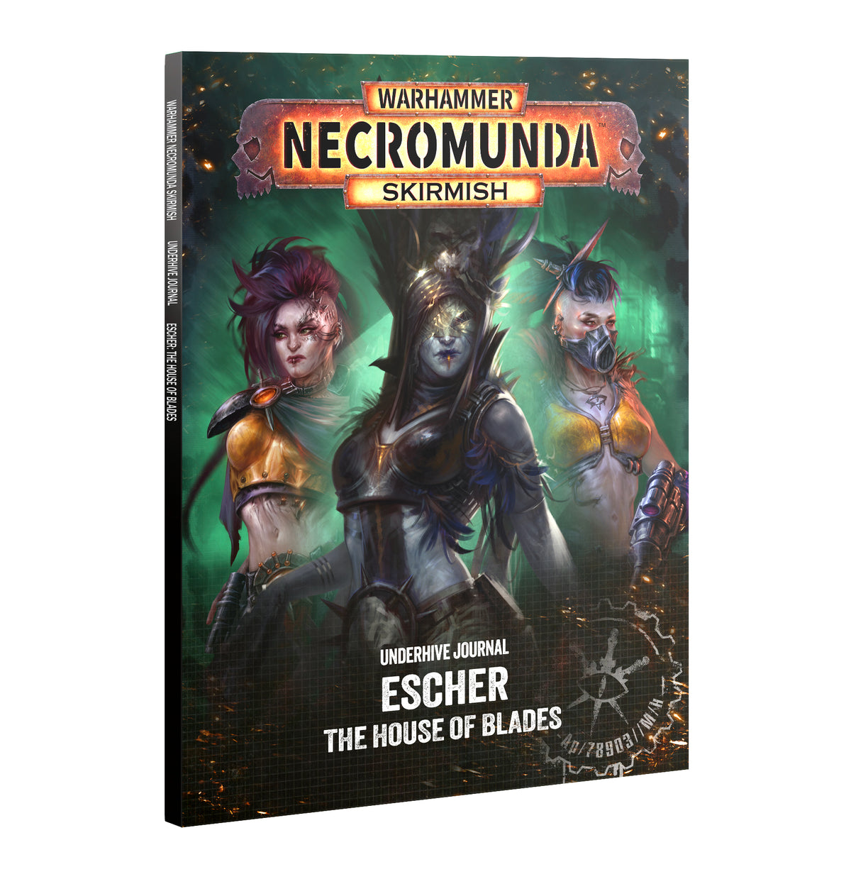 Games Workshop Necromunda House Escher Under Hive Journal Escher House Of Blades Soft Bound Book 301-81