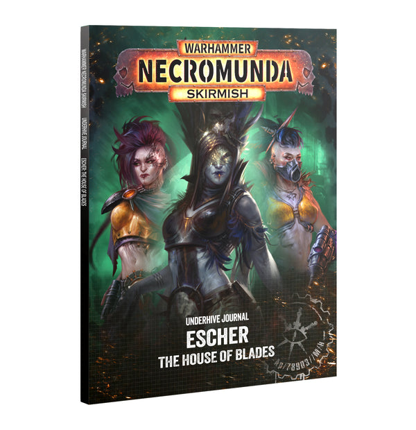 Games Workshop Necromunda House Escher Under Hive Journal Escher House Of Blades Soft Bound Book 301-81