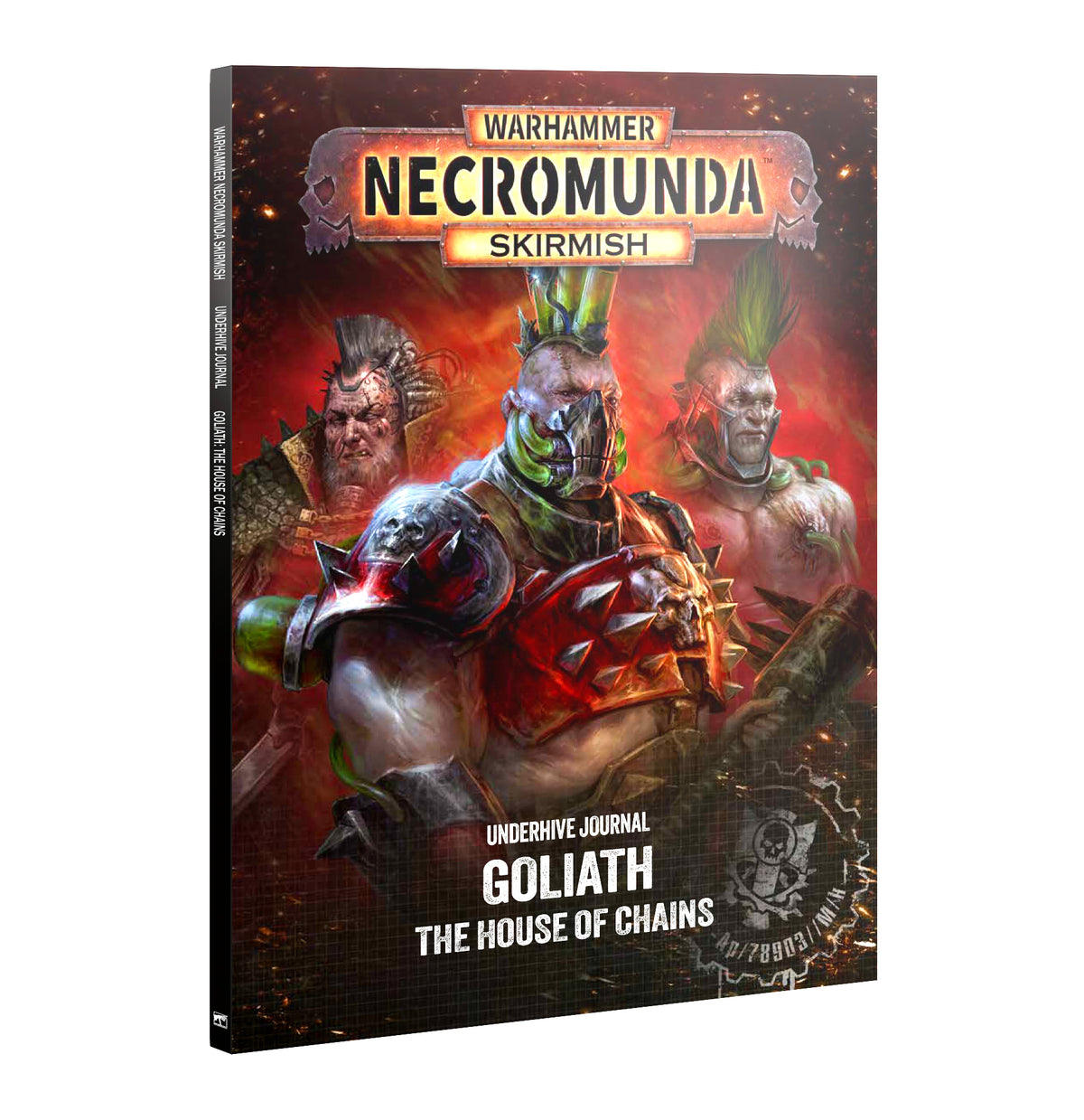 Games Workshop Necromunda House Goliath Under Hive Journal Goliath House Of Chains Soft Bound Book 301-82