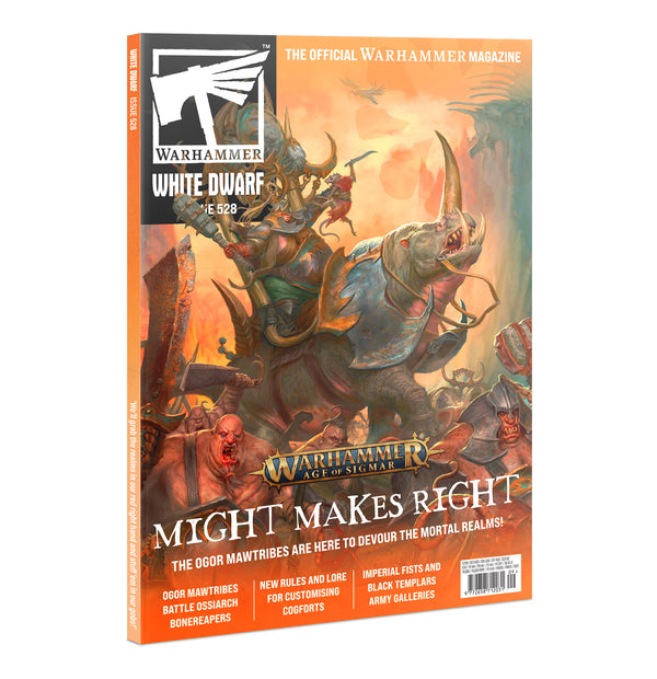 Games Workshop Warhammer Age Of Sigmar Ogor Mawtribes White Dwarf 528 Sep-26 English Wd09-60-528