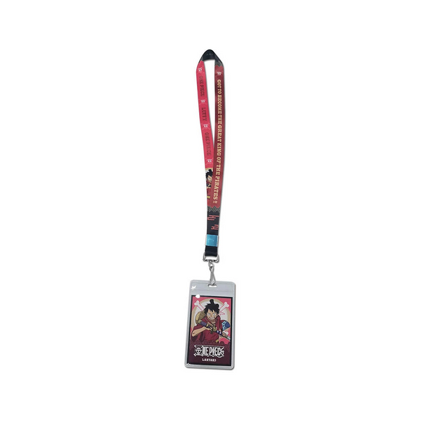 Great Eastern Entertainment One Piece - Luffy Icon And Verbiage Lanyard