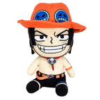 Great Eastern Entertainment One Piece - Ace Sitting Pose Plush 7"H