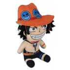 Great Eastern Entertainment One Piece - Ace Sitting Pose Plush 7"H
