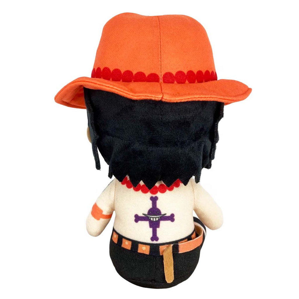 Great Eastern Entertainment One Piece - Ace Sitting Pose Plush 7"H