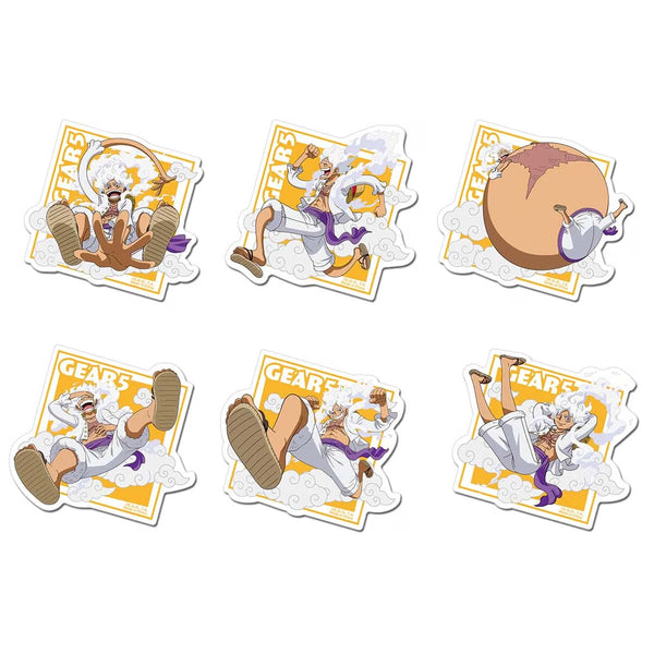 Great Eastern Entertainment One Piece - Gear 5 Luffy Die-Cut Sticker Set