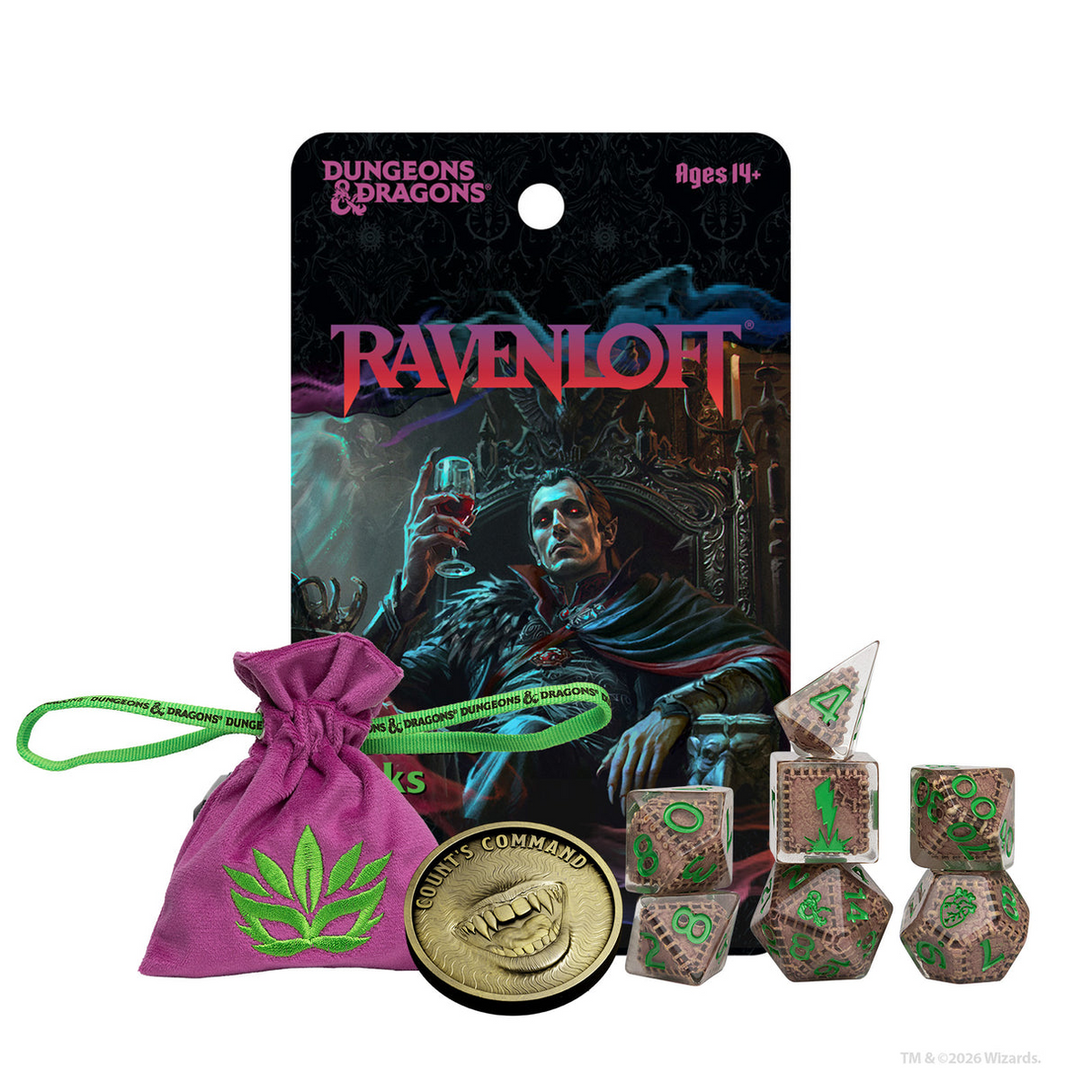 Dungeons & Dragons Treasure Packs Mists of Ravenloft Pretty Darn Quick (PDQ) Refill Single Pack