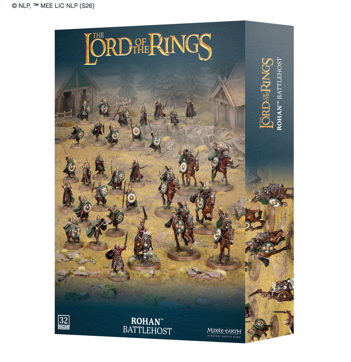 Games Workshop Middle-Earth Strategy Battle Game Rohan Battlehost Plastic Box 30-107
