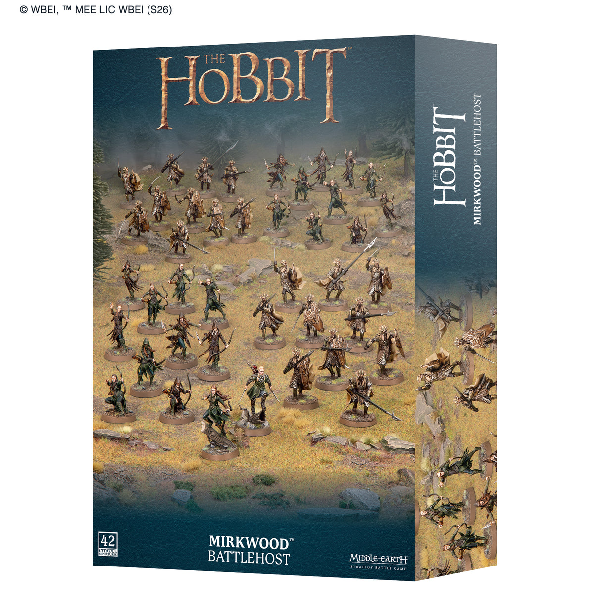 Games Workshop Middle-Earth Strategy Battle Game Halls Of Thranduil  Mirkwood Battlehost Plastic Box 30-111