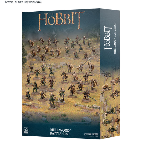 Games Workshop Middle-Earth Strategy Battle Game Halls Of Thranduil  Mirkwood Battlehost Plastic Box 30-111
