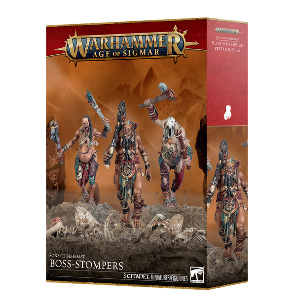 Games Workshop Warhammer Age Of Sigmar Sons Of Behemat Boss-Stompers Plastic Box 93-12