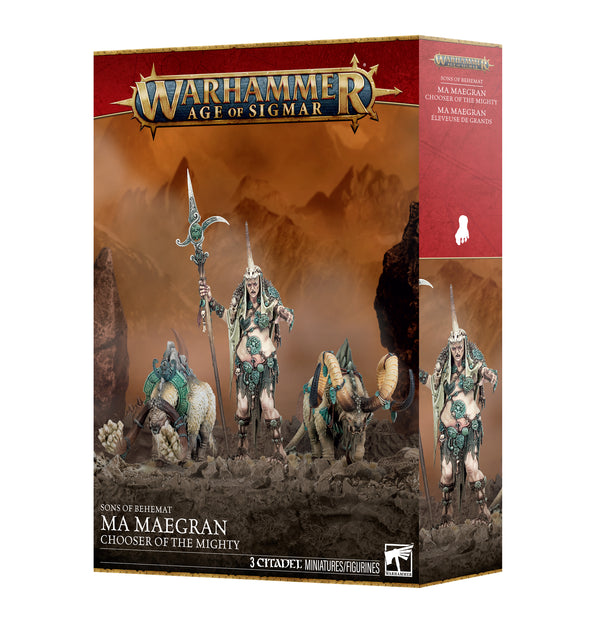 Games Workshop Warhammer Age Of Sigmar Sons Of Behemat S/B: Ma Maegran Chooser Of The Mighty Plastic Box 93-15