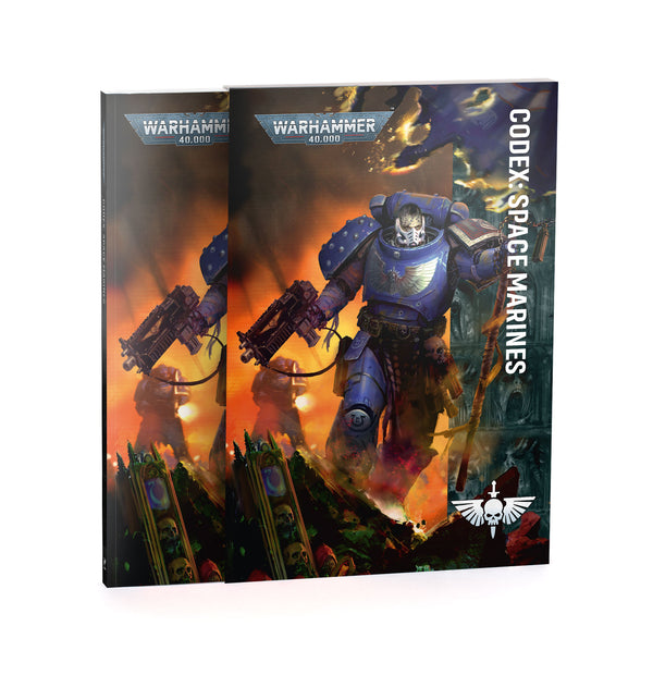 Games Workshop Warhammer 40K Space Marines Codex Space Marines 11th Edition English Softbound Book  Gw-2026-48-01