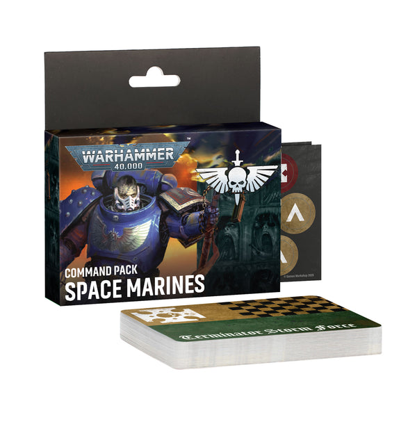 Games Workshop Warhammer 40K Space Marines Command Pack Space Marines 11th Edition English Cards Gw-2026-48-02