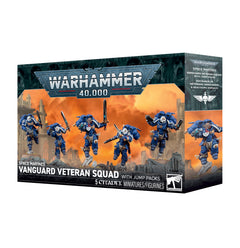 Games Workshop Warhammer 40K Space Marines S/M Vanguard Veteran Squad With Jump Packs Plastic Box 48-106