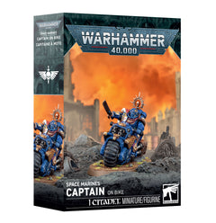 Games Workshop Warhammer 40K Space Marines Captain On Bike Plastic Box 48-113