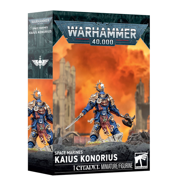 Games Workshop Warhammer 40K Space Marines Kaius Konorius Plastic Box 55-77