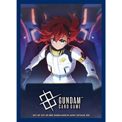 Gundam Card Game Official Card Sleeve 02 (3Ct) - Suletta Mercury