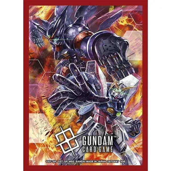 Gundam Card Game Official Card Sleeve 02 (3Ct) - Master Gundam / Shining Gundam