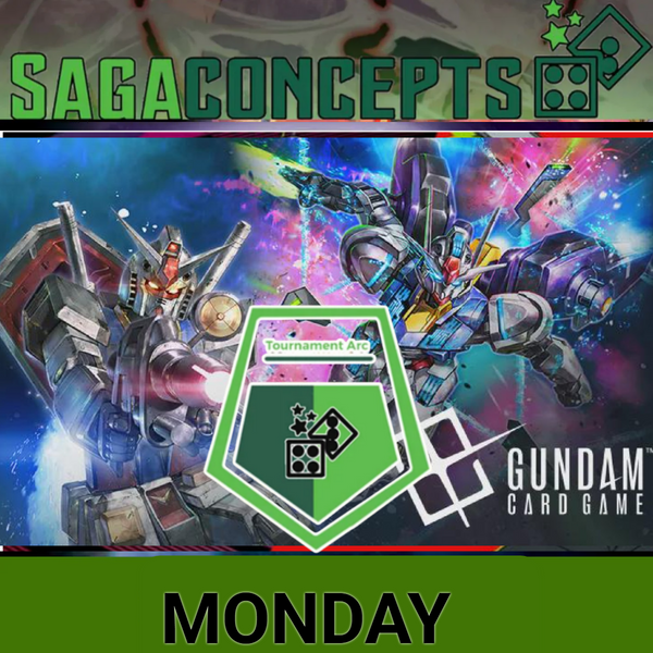 10/26/2026 Mon Gundam Card Game - Tournament Arc - 16 Seats - Monday at 7 pm Tournament