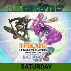 10/17/2026 Sat Riftbound TCG - Set 05 - Radiance Pre-Rift - 32 Seats - Saturday 9:45 am Tournament Pre-Release