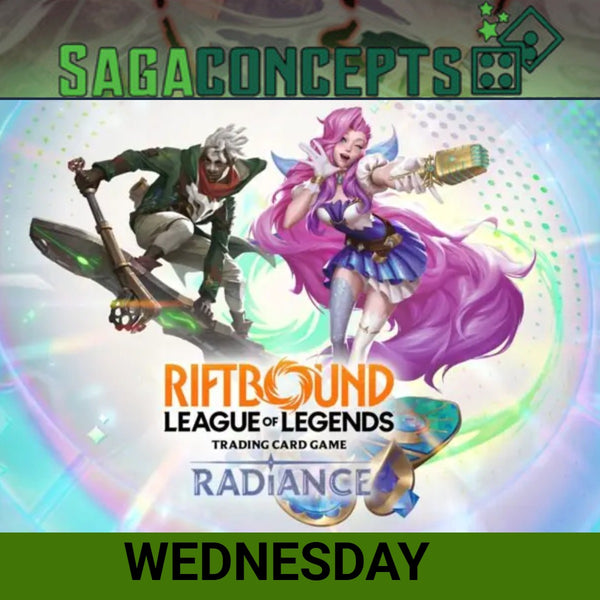 10/21/2026 Wed Riftbound TCG - Set 05 - Radiance Pre-Rift - 16 Seats - Wednesday 7 pm Tournament Pre-Release