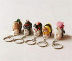 Sushi Cat Clever Idiots Nekozushi Keychain - Blind Box Includes 1 of 5 Collectable Figurines - Features a Detachable Keyring (Version 1) - Single Pack