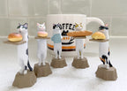 Kitan Club Cat Bakery Plastic Toy- Blind Box Includes 1 of 5 Collectable Figurines - Fun, Versatile Decoration - Authentic Japanese Design - Made from Durable Plastic - Single Pack