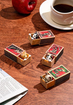 Kitan Club Cat Peek Matchbox Blind Box - 1 of 4 Collectable Figurines- Fun, Versatile Decoration - Authentic Japanese Design - Single Pack