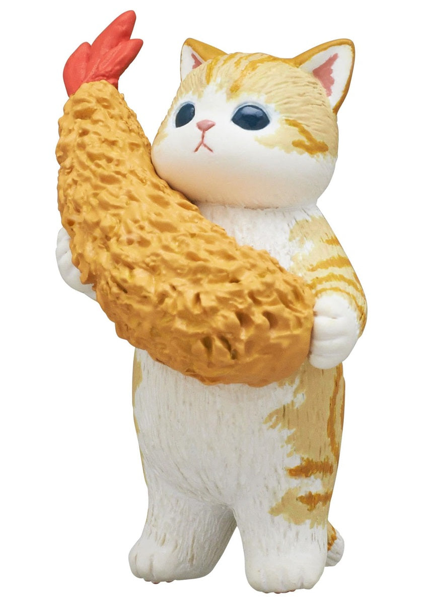 Parade Inc. Mofusand Fried Shrimp Cat Blind Box - 1 of 5 Collectable Figurines - Fun, Versatile Decoration for Cat Enthusiasts - Single Pack
