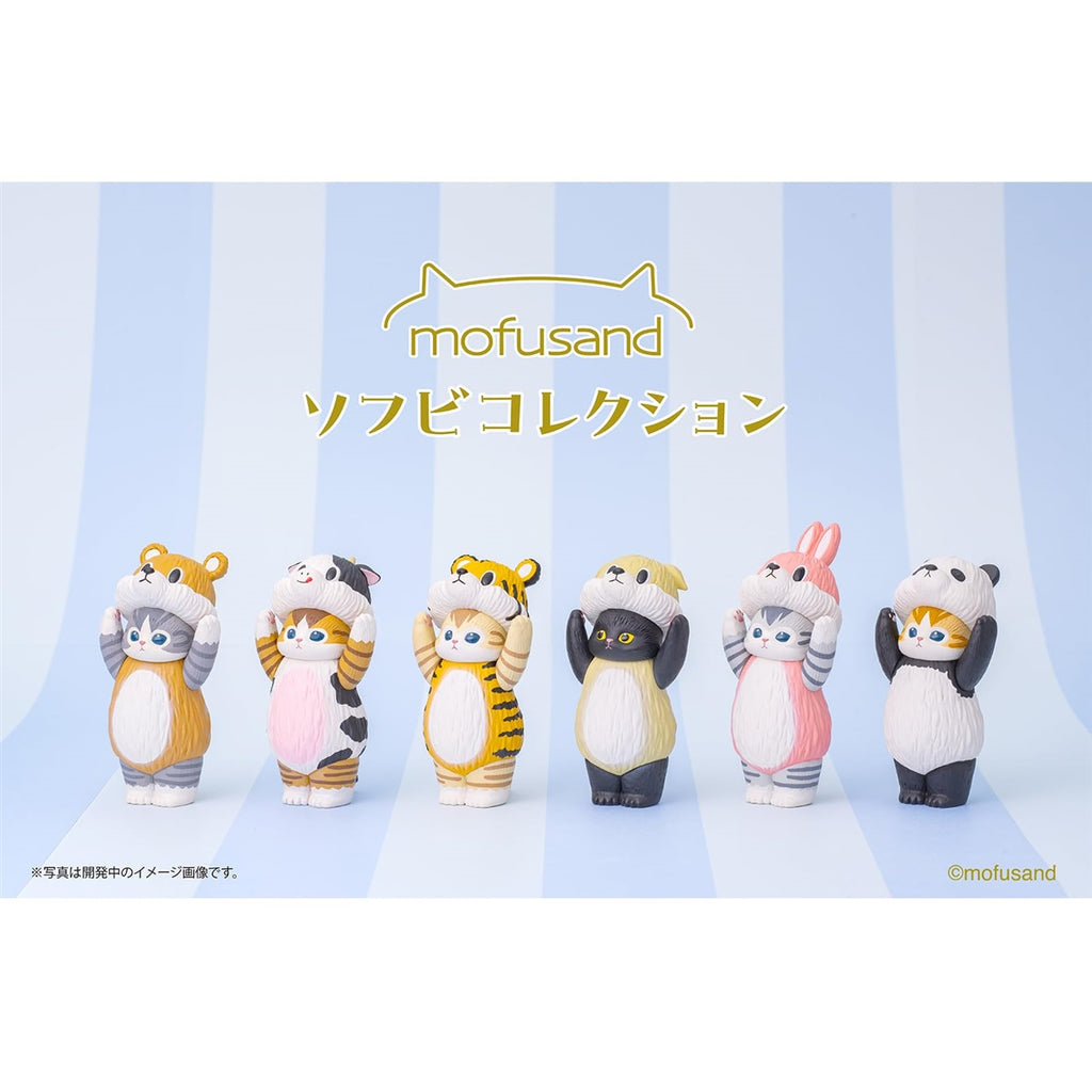 Parade Inc. mofusand Cat Soft Vinyl Collection Figure - 1 Random Box - Single Pack