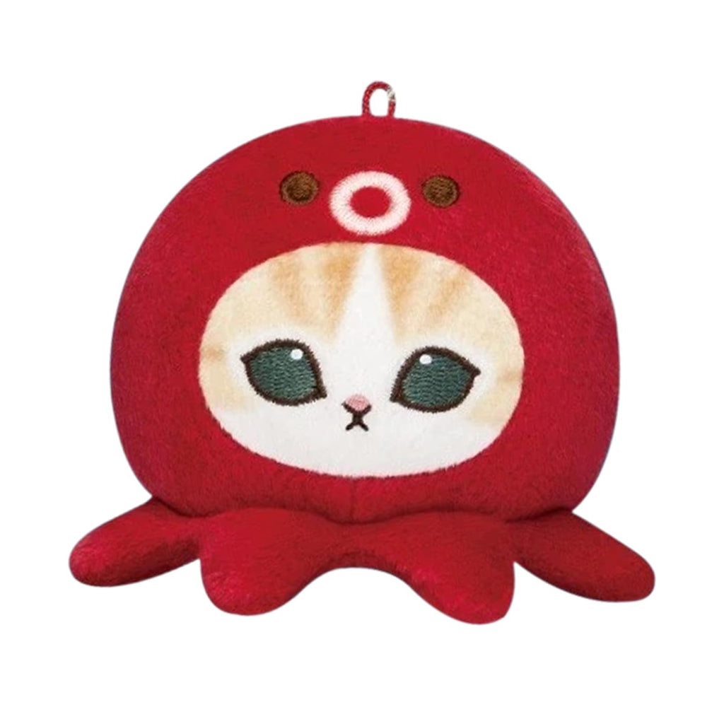 mofusand Marine Life Meow Face Plush Blind Box – 5 Variations (Receive 1 Random), Kawaii Cat Collectible Plush Keychain for Adults & Pop Culture Fans - Single Pack