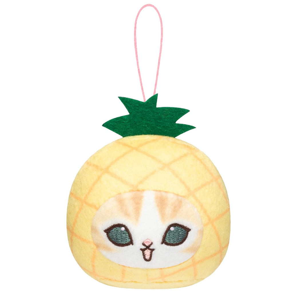 Parade Inc. mofusand Fresh Fruit Meow Face Plush Blind Box – 5 Variations (Receive 1 Random), Kawaii Cat Collectible Plush Keychain for Adults & Pop Culture Fans - Single Pack