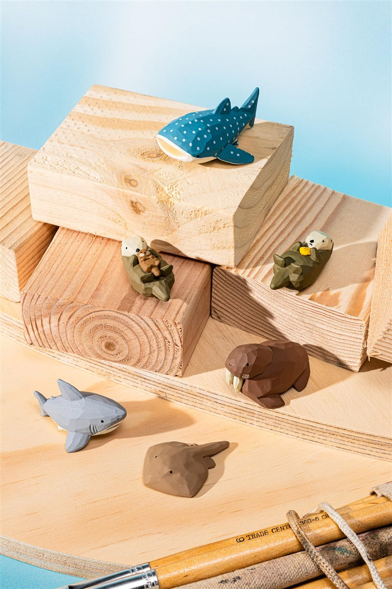 Qualia Tokyo Seiji Kawasaki Woodcarved Animals vol.3 Blind Box Figures -Blind Box Includes 1 of 6 Collectable Figurines – for Ages 15+ – Authentic Japanese Figure for Desk or Shelf Décor - Single Pack