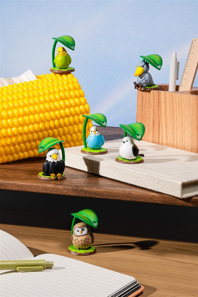 Qualia Tokyo Rainy Day Birds Blind Box Figures -Blind Box Includes 1 of 6 Collectable Figurines – for Ages 15+ – Authentic Japanese Figure for Kitchen or Shelf Décor - Single Pack
