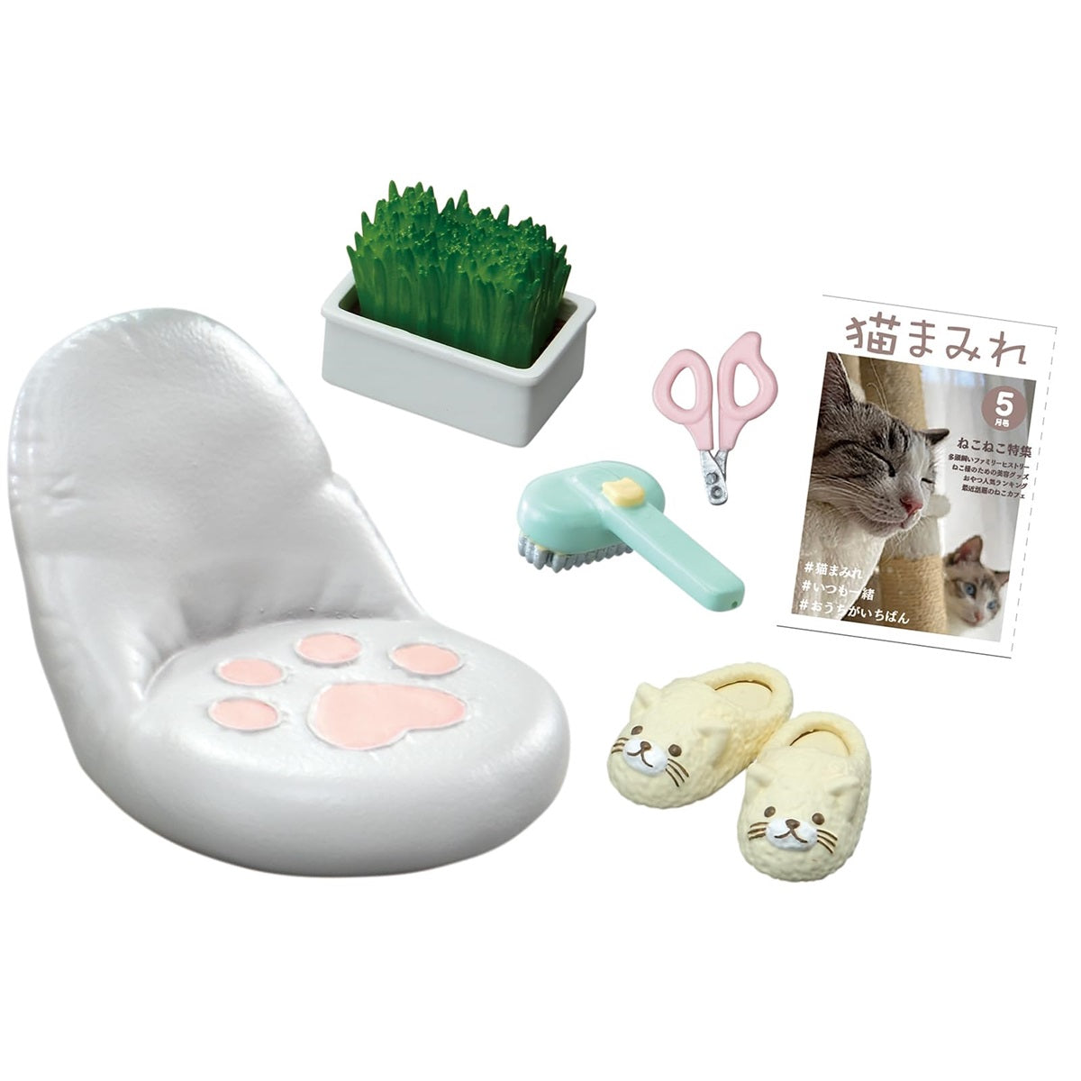 Re-Ment- Life with Cats Blind Box- Includes 1 of 8 Collectible Mini Figurines - Fun and Versatile Decoration - Single Pack