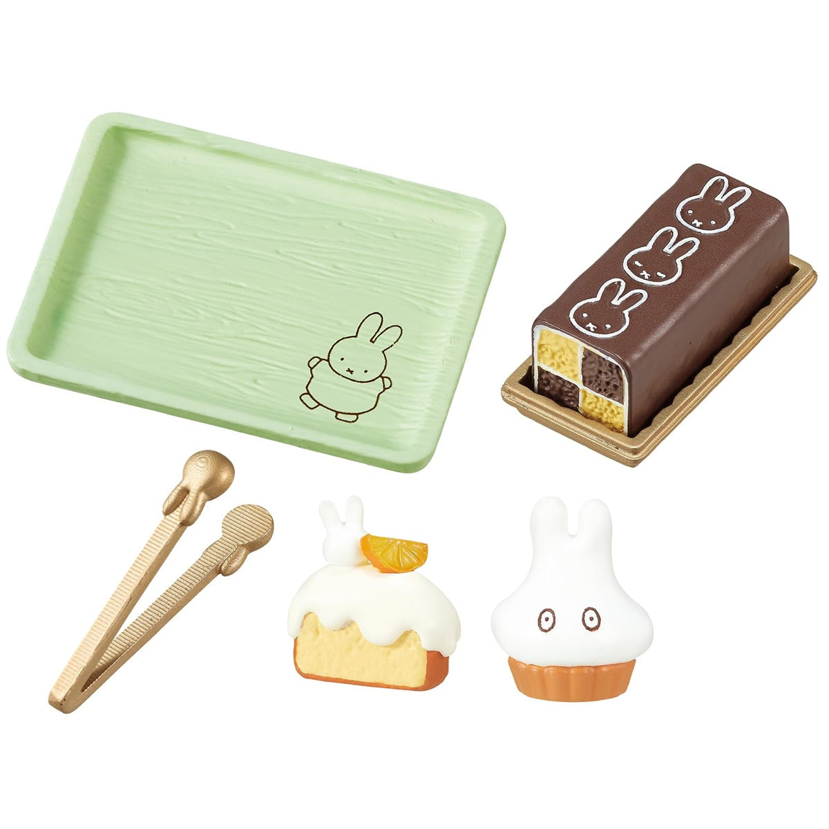 Re-Ment Miffy Sweets Shop Blind Box Miniature Figure – Dessert Shop Collection (1 Random Design, 1 of 8) - Single Pack