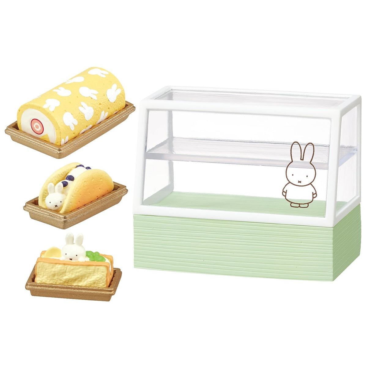 Re-Ment Miffy Sweets Shop Blind Box Miniature Figure – Dessert Shop Collection (1 Random Design, 1 of 8) - Single Pack
