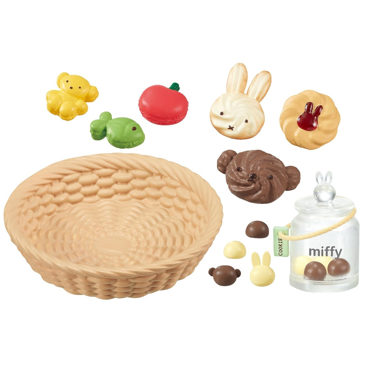 Re-Ment Miffy Sweets Shop Blind Box Miniature Figure – Dessert Shop Collection (1 Random Design, 1 of 8) - Single Pack
