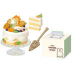 Re-Ment Miffy Sweets Shop Blind Box Miniature Figure – Dessert Shop Collection (1 Random Design, 1 of 8) - Single Pack