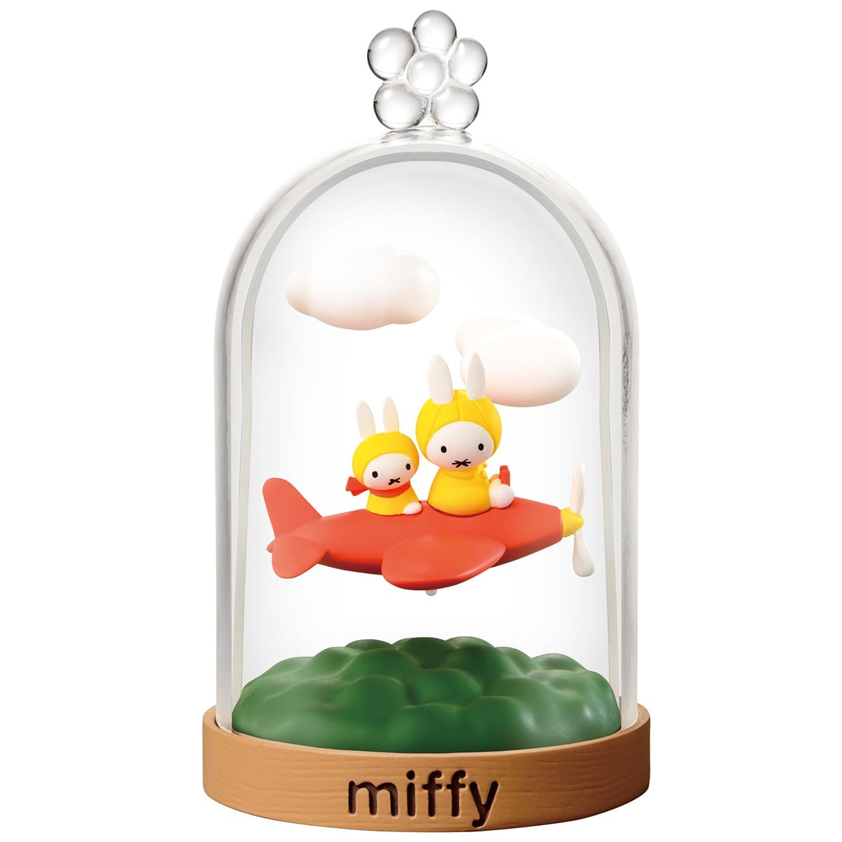 Re-Ment Miffy Terrarium Blind Box-Trading Figure- 1 Random Variation (1 of 6 Styles), Official Miffy Collectible Display Accessory - Single Pack