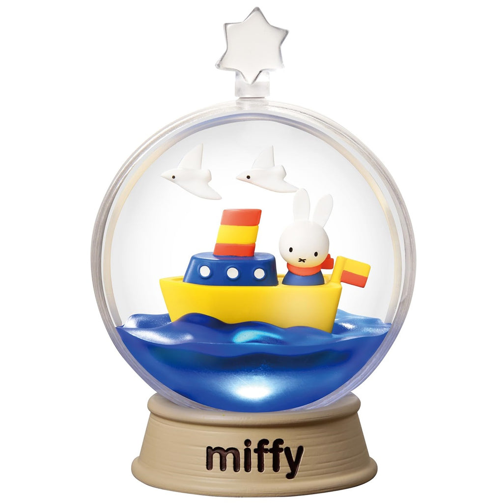 Re-Ment Miffy Terrarium Blind Box-Trading Figure- 1 Random Variation (1 of 6 Styles), Official Miffy Collectible Display Accessory - Single Pack