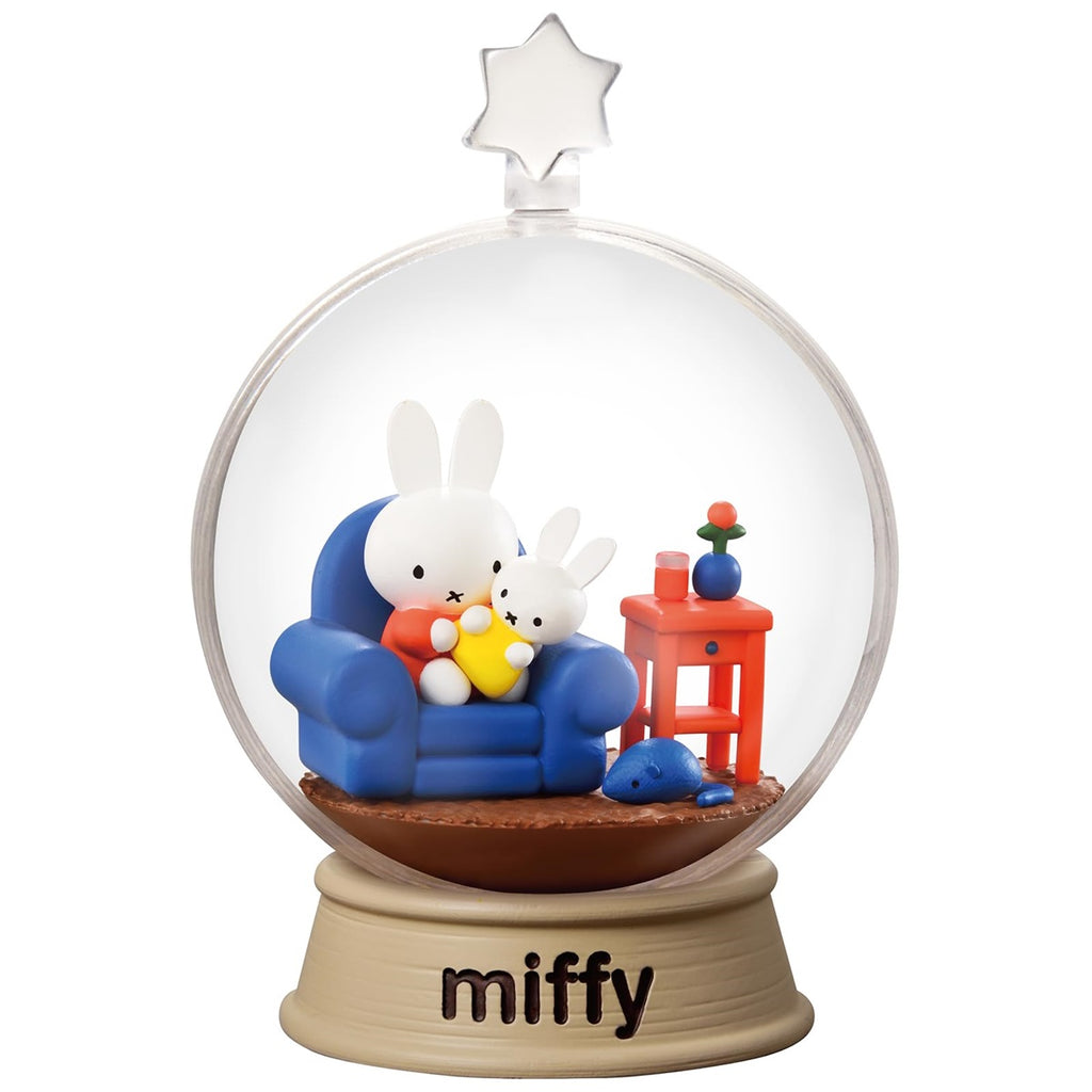 Re-Ment Miffy Terrarium Blind Box-Trading Figure- 1 Random Variation (1 of 6 Styles), Official Miffy Collectible Display Accessory - Single Pack