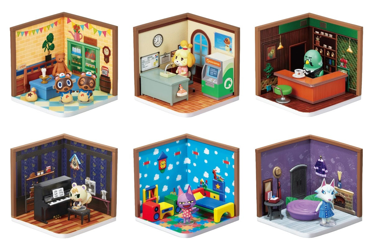 Re-Ment: Animal Crossing Happy Room Collection Collectible Figure Blind Box for Adults - 1 Random Figure - Single Pack
