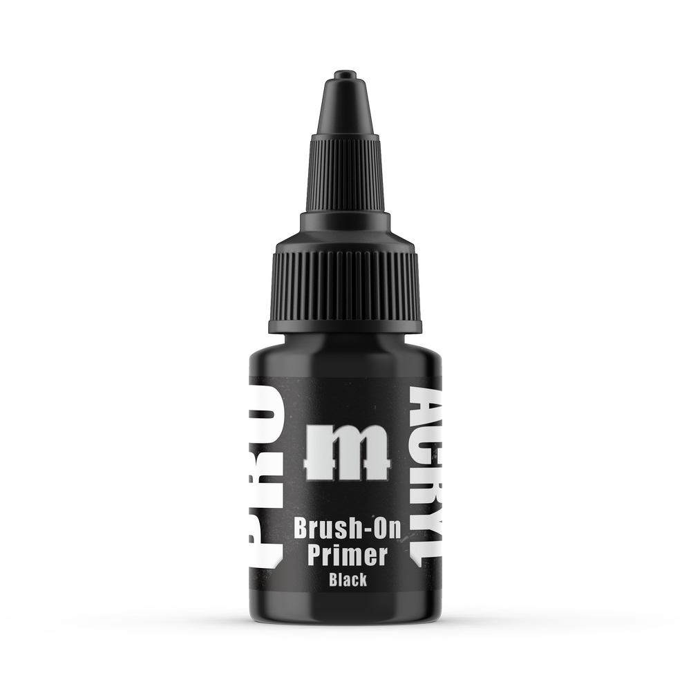 Monument Hobbies Pro Acryl PRIME 017 BrushOn Black Primer - 120ml