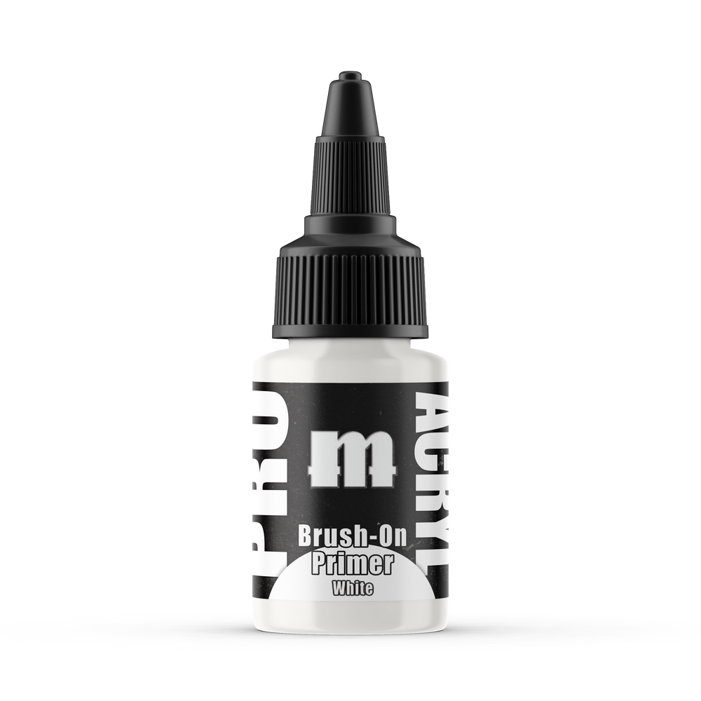 Monument Hobbies Pro Acryl PRIME 013 BrushOn White Primer - 120ml