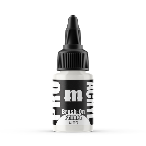 Monument Hobbies Pro Acryl PRIME 013 BrushOn White Primer - 120ml