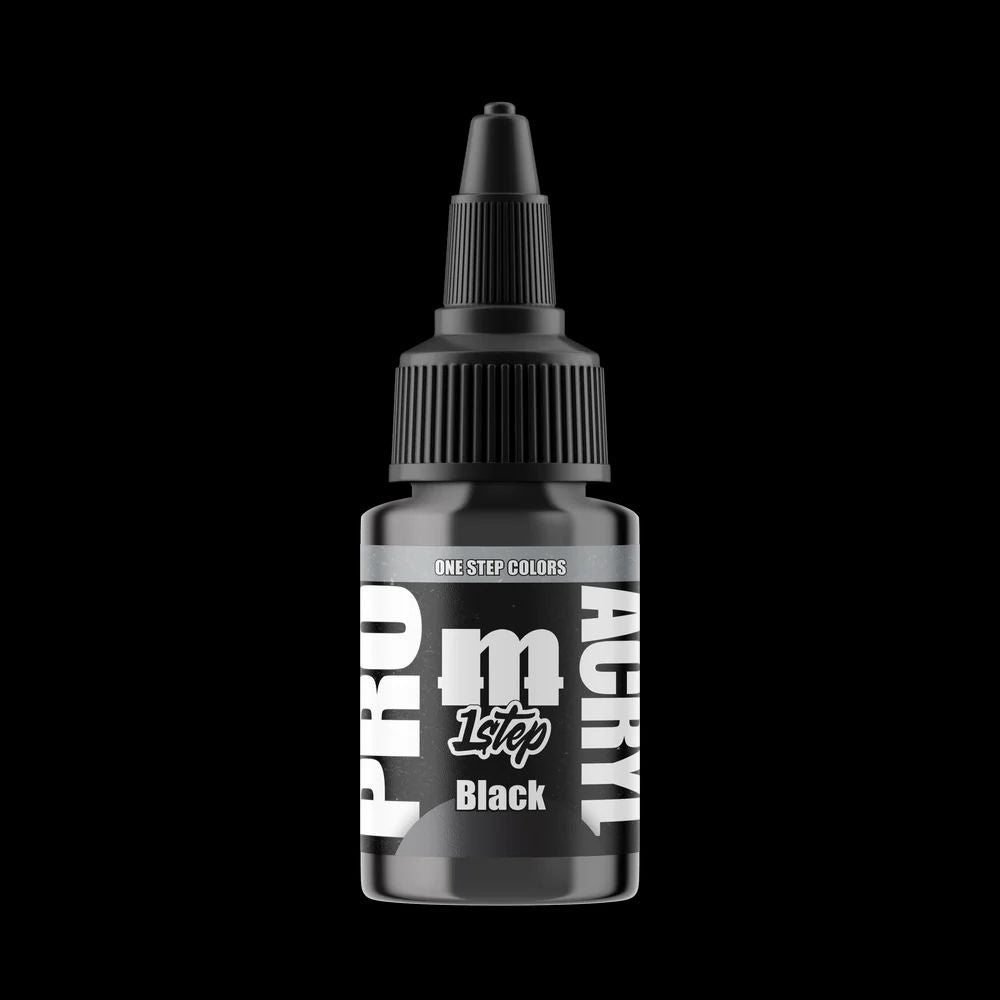 Monument Hobbies Pro Acryl 1Step 523 Black Paint - 22ml