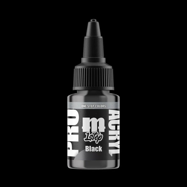 Monument Hobbies Pro Acryl 1Step 523 Black Paint - 22ml